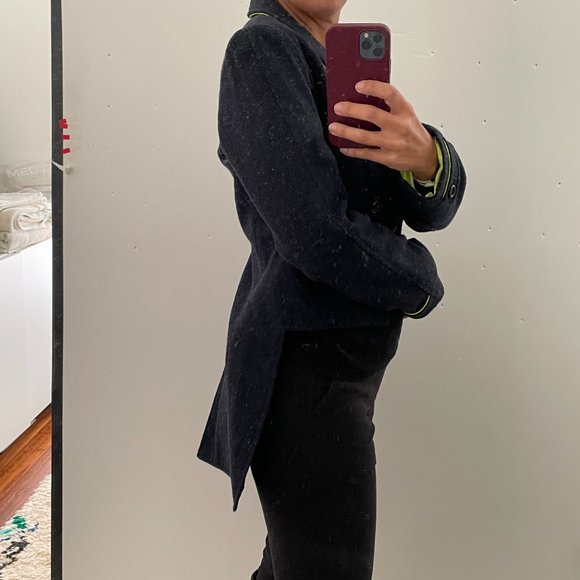 Operations Wool Tailcoat Blazer - Picture 3 of 7